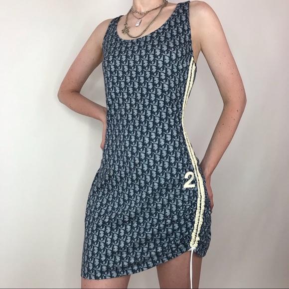 dior monogram dress